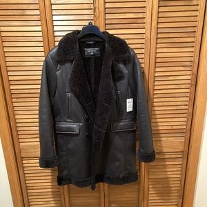 MENS INC INTERNATIONAL CONCEPTS BLACK COAT